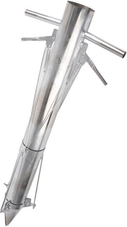Strumento per il Trapianto Manuale a Doppio Manico in Acciaio Inox - Adatto per Terreni Molli - Lunghezza 87 cm - Trapiantatore di Piante