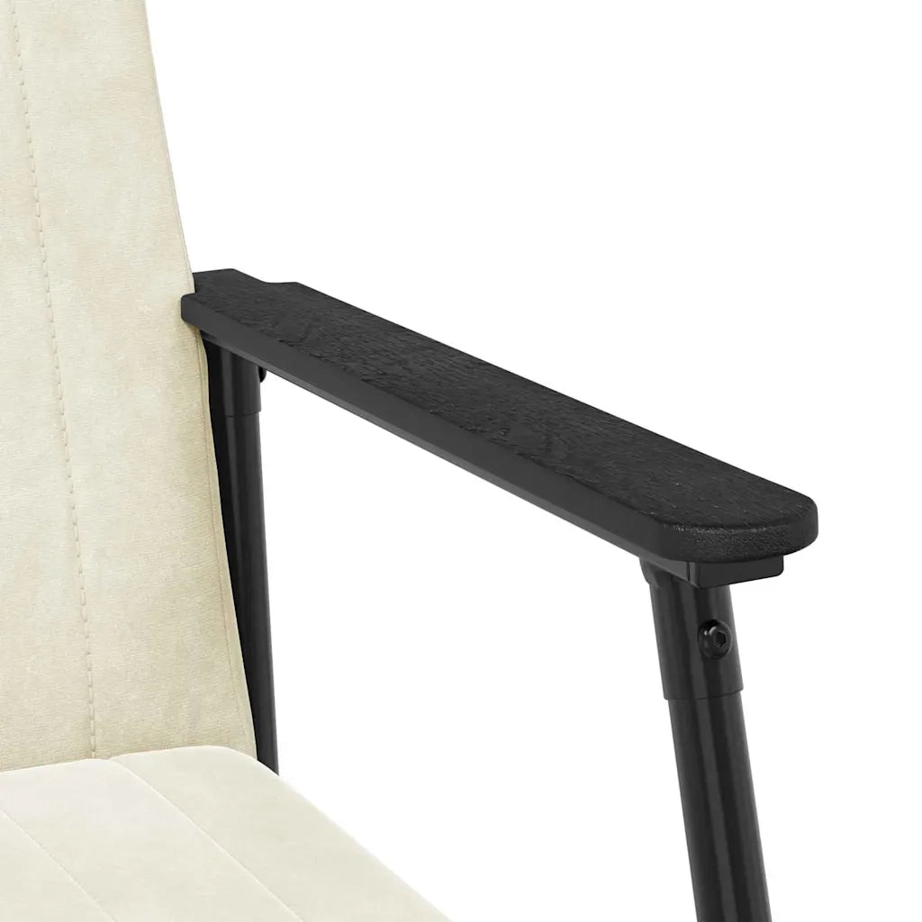 poltrona Crema 59 x 75 x 78 cm Velluto