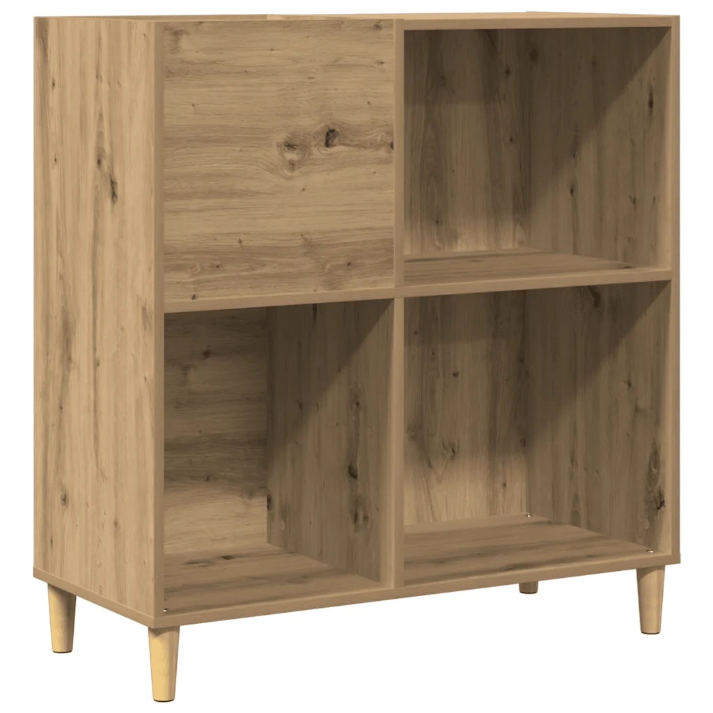 Mobile Porta Dischi Artigianale 84,5x38x89 cm Legno Multistrato