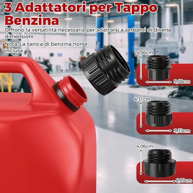Pompa di Trasferimento del Carburante con Sensore di Arresto Automatico, Pompa Travaso Gasolio Elettrica a Batterie o Ricaricabile con Adattatore di 3 Dimensioni, con Infusione di 12L/min