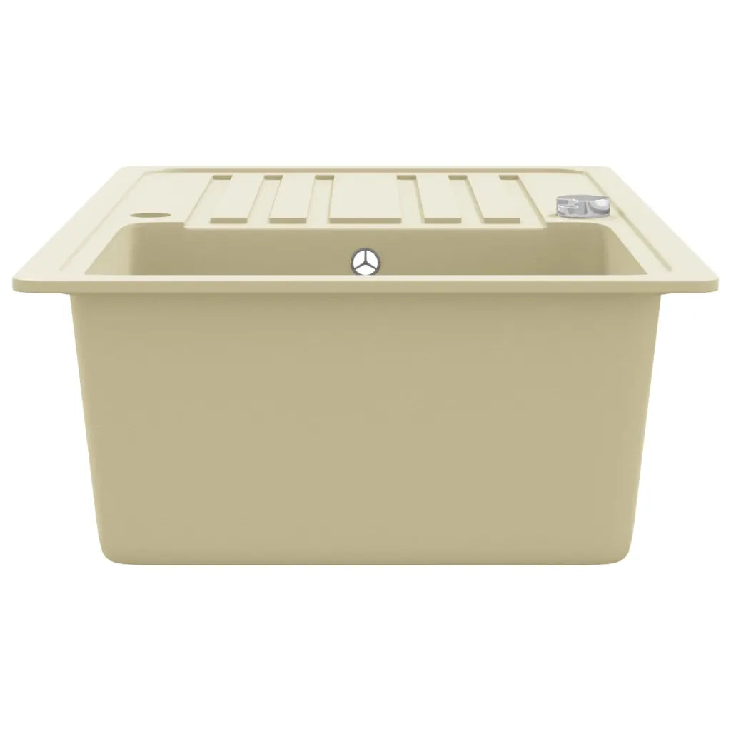 Lavello da Cucina in Granito Vasca Singola Beige CFW7855081
