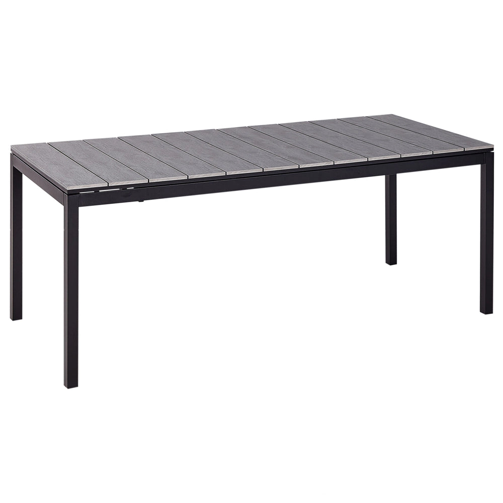 Tavolo da giardino allungabile alluminio grigio 198/248 x 90 cm Mobili da giardino per esterni in stile moderno