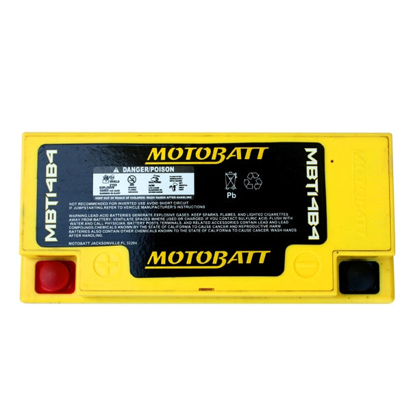 BATTERIA MOTOBATT AGM MBT14B4 12V 13Ah BQ017