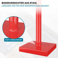 Costipatore manuale 11,5 kg in acciaio piastra di 20x20cm Compattatore terreno