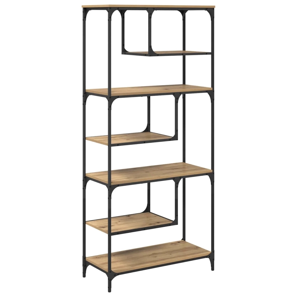 Libreria rovere artigianale 81 x 36 x 176 cm Legno multistrato 882836
