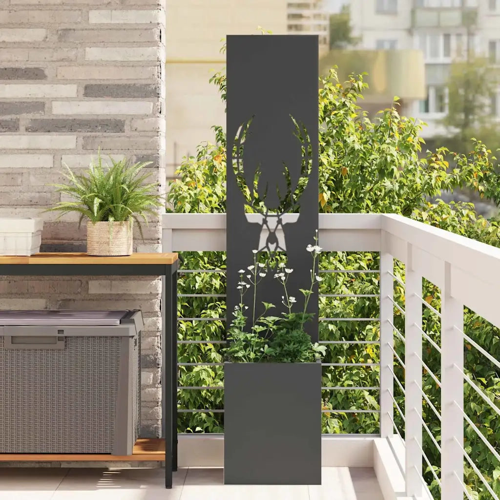 Schermo per privacy in giardino Nero 32 x 32 x 150 cm CFW9911296