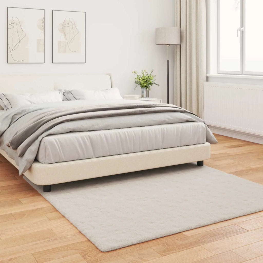 Tappeto antiscivolo in sintetica di coniglio OLITE Beige 42021642