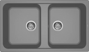 LAV. LIFE 450 86x50 2 vasche TITANIUM 73