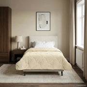 Duvet Estivo Crema 140 x 200 cm Microfibra e Fleece Teddy 42026218
