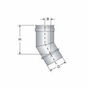 Inox mono parete aisi 316 curva 30 d.140 316l b08x8mrjgv