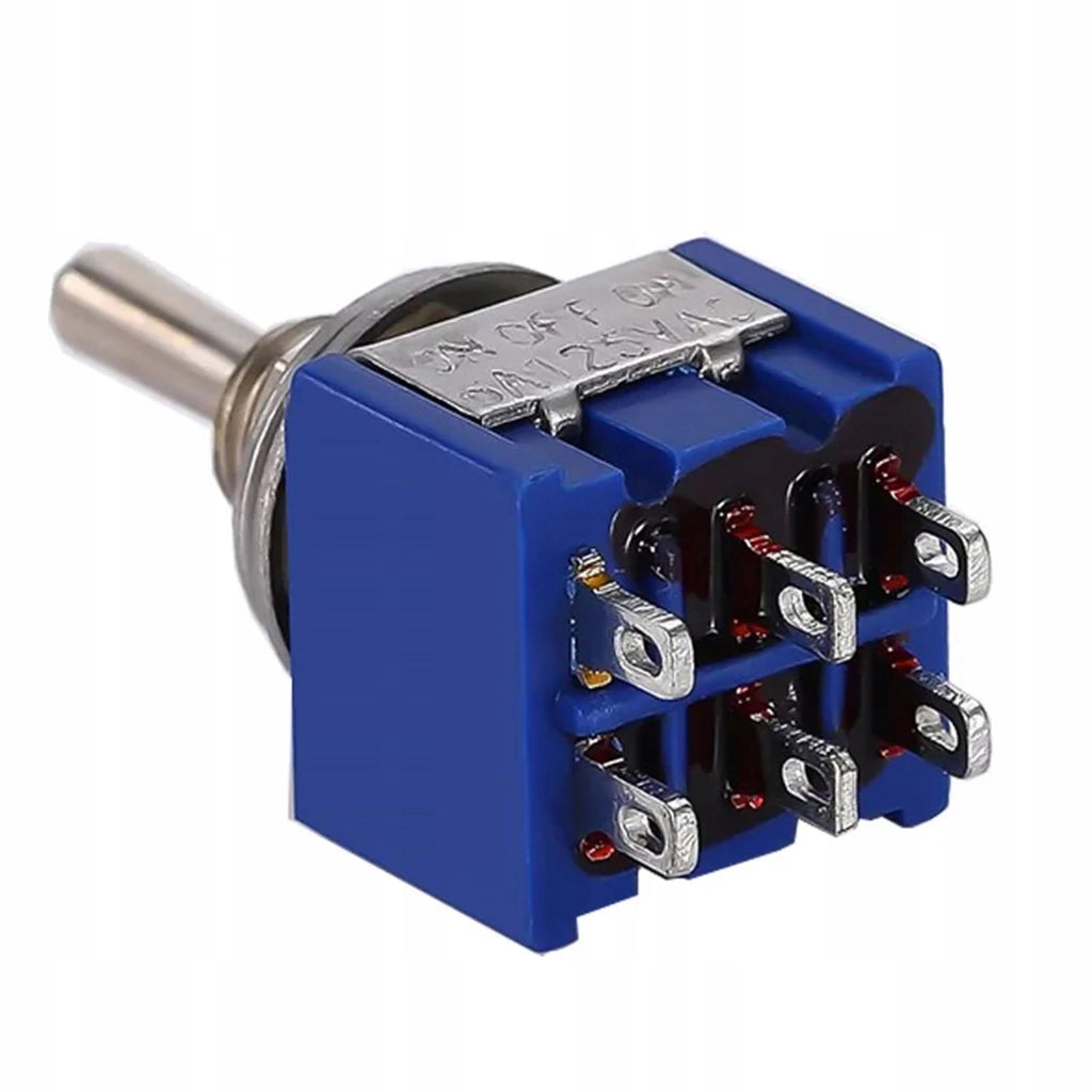 Interruttore a Leva MTS-203 ON-OFF-ON – Alta Qualità, 3A 250V / 6A 125V | Versatilità Applicativa