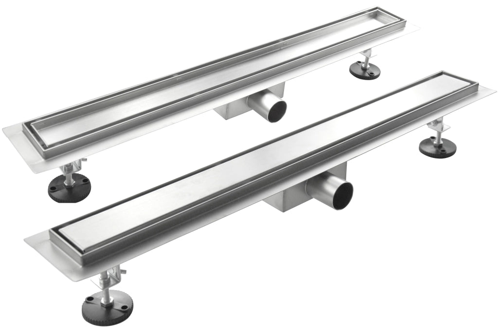 Canalina Di Scarico Per Piatto Doccia A Pavimento Acciaio Inox Modello Linea 60