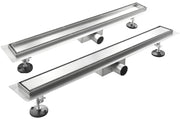 Canalina Di Scarico Per Piatto Doccia A Pavimento Acciaio Inox Modello Linea 60