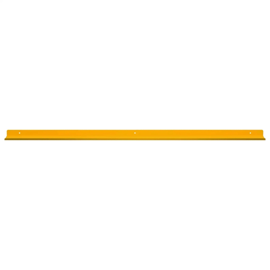 Mensola sospesa 4 pcs Giallo senape 100 x 9 x 2,5 cm Acciaio 8003991