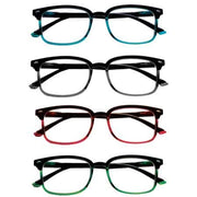OCCHIALI DA VISTA GRADUATI 'KIT HAWAII' +1,5 nero-blu - CHARRO