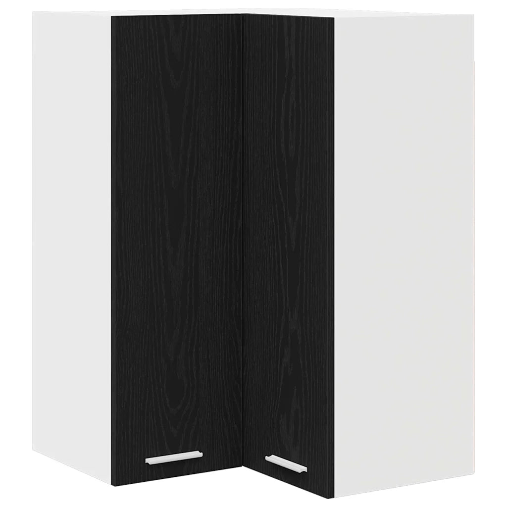 Armadio pensile Rovere Nero e Bianco 57 x 57 x 80 cm