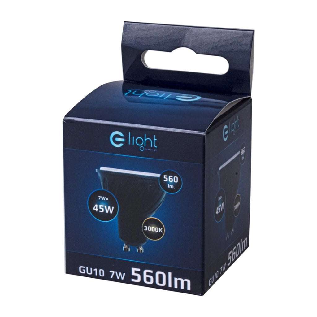 Lampadina LED GU10 6W 510lm 3000K nera Eko-Light EKZA251