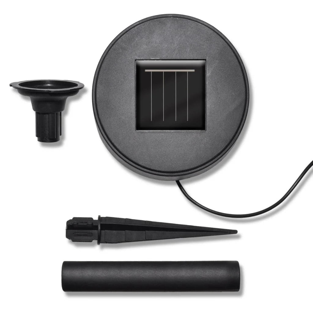Sfera solare a LED da 3 pezzi diametro 9,5 cm lampada decorativa 2402027