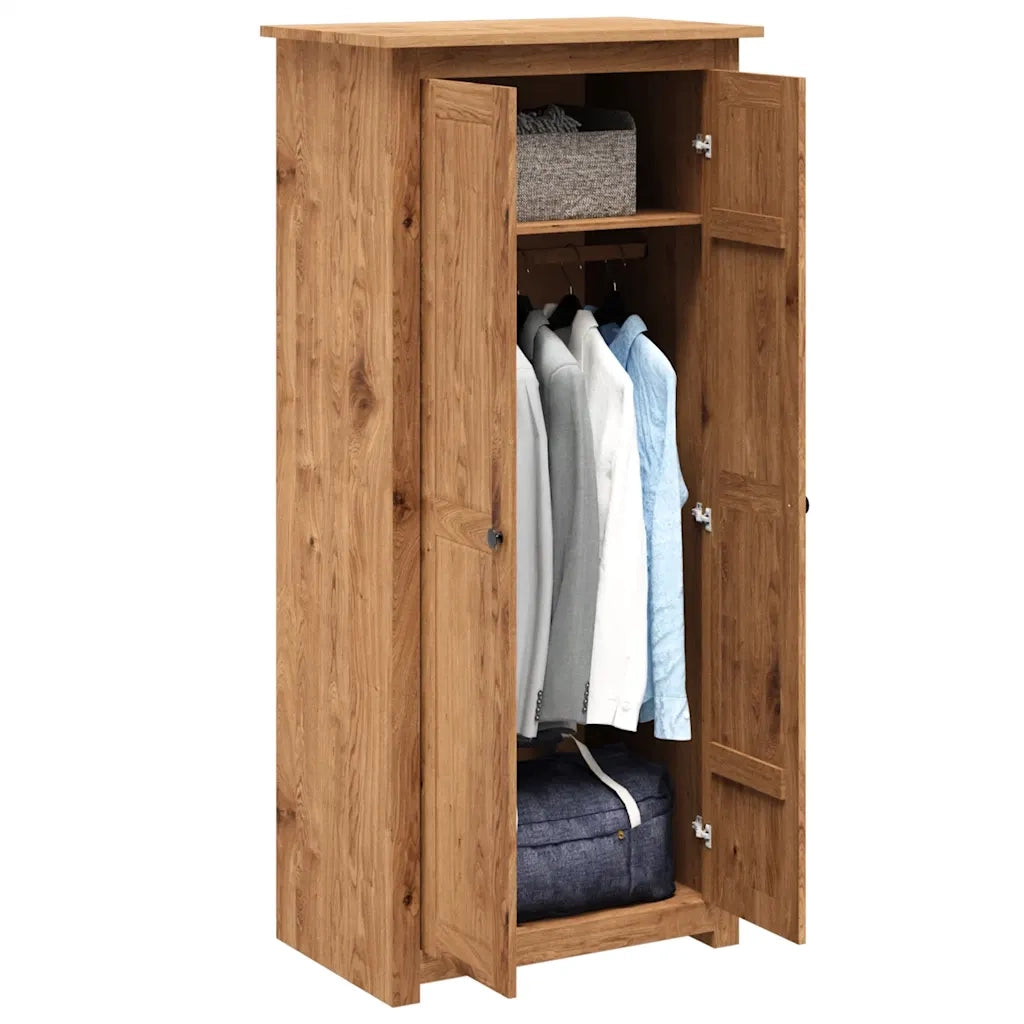 Armadio 80x50x171,5 cm in Legno Massello Pino Panama Range CFW2207985