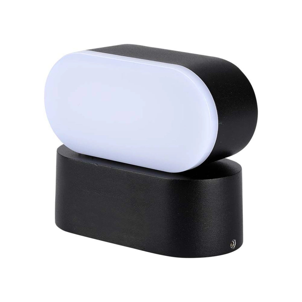 Faro applique a led da estreno 6W Wall Light Black Body Body IP65 MOVABLE 3000K