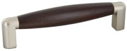 MANIGLIA FAGGIO 4090 139X28 MM NOCE NICHEL SAT (A)- BOTTER LUIGI- 25,0 pz