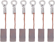 Set di pennelli in carbonio 6 pezzi - Rimpiazzabile per motori 540/550 - Materiale duraturo - Elevata prestazione - Peso leggero 10g - Pennelli per motori