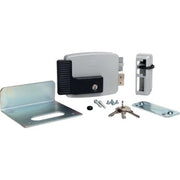 SERRATURA METALLO APPLICARE ELETTRICA 11761N CISA  ZINC C.TONDO FISSO M2+SCR+TETT E.MM 50/80 DX