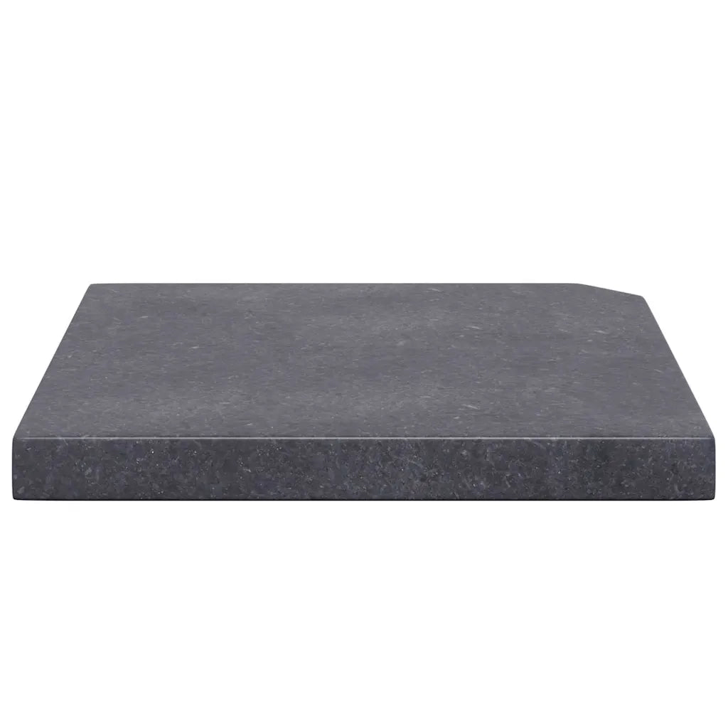 Piastra di Peso per Ombrellone Nera in Granito Quadrata 25 kg CFW9920317