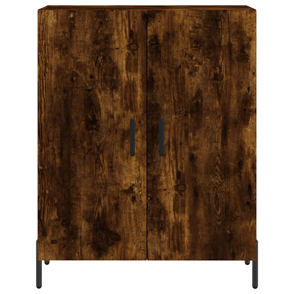 Credenza Rovere Fumo  69,5x34x180 cm in Legno Multistrato 3199566