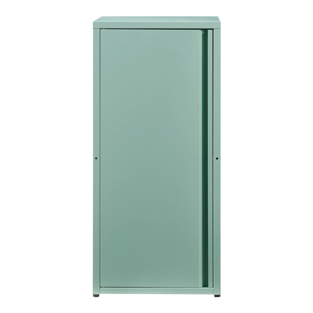 Armadio a Colonna Burlöv in Metallo Mobile per Archivio 88 x 40 x 35 cm Menta Verde [en.casa]