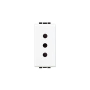 N4113 Presa 2P+T 10A 250 Vac Bianco Livinglight