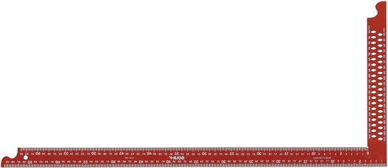 Scheurgaten per rotaia lunghezza 800 mm - colore rosso - 56132201 - qualità - durata