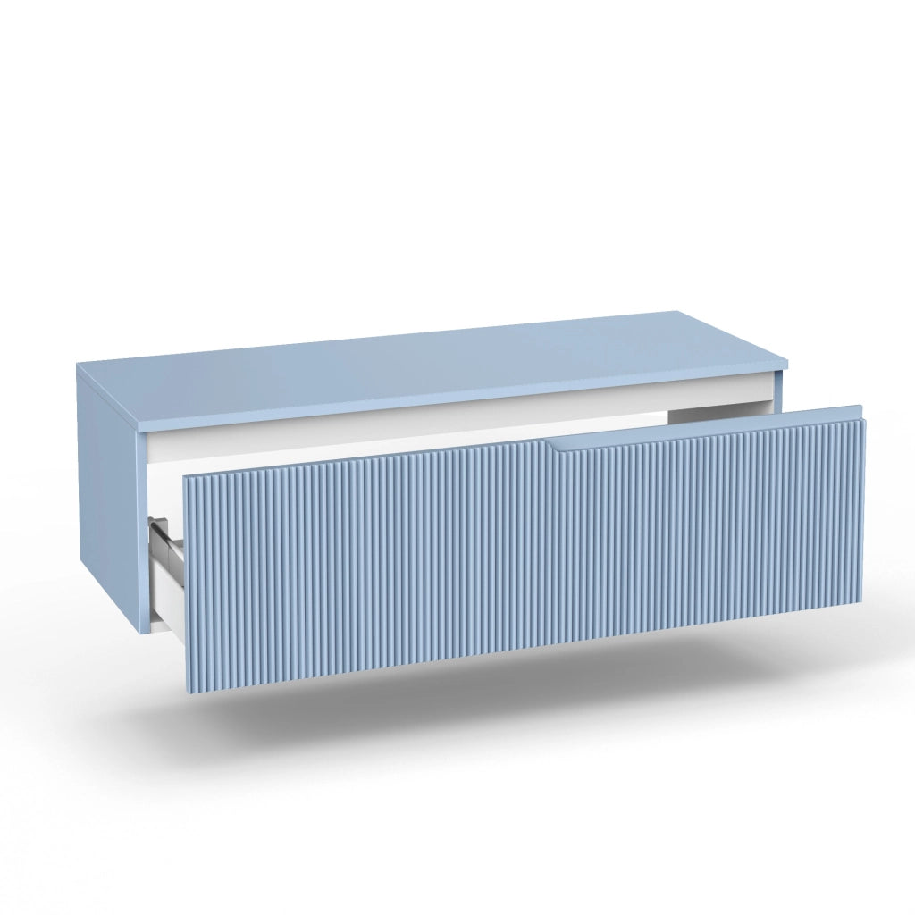 Composizione vasca DX 4 pezzi VENERE azzurro tiffany