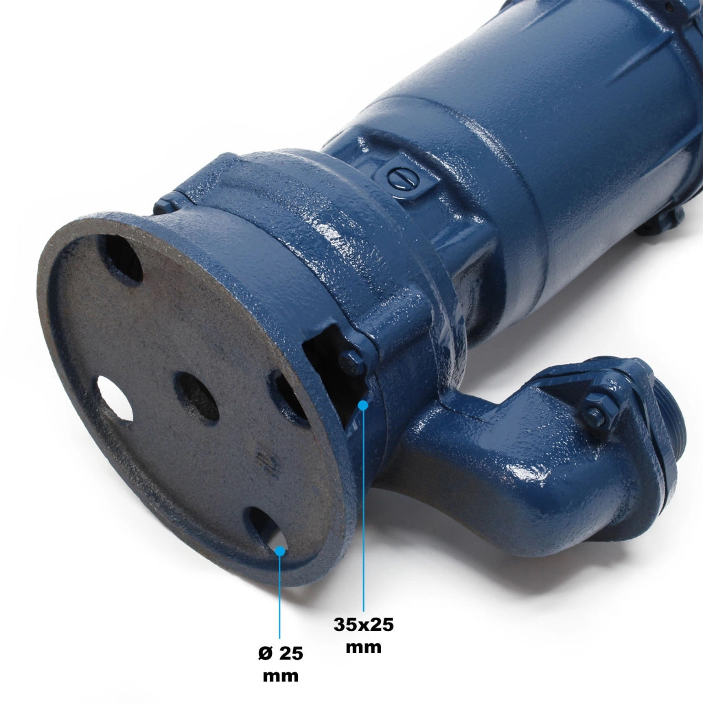 Pompa sommersa acque nere 1500W 22800l/h Tubo di 20m Elettropompa a immersione