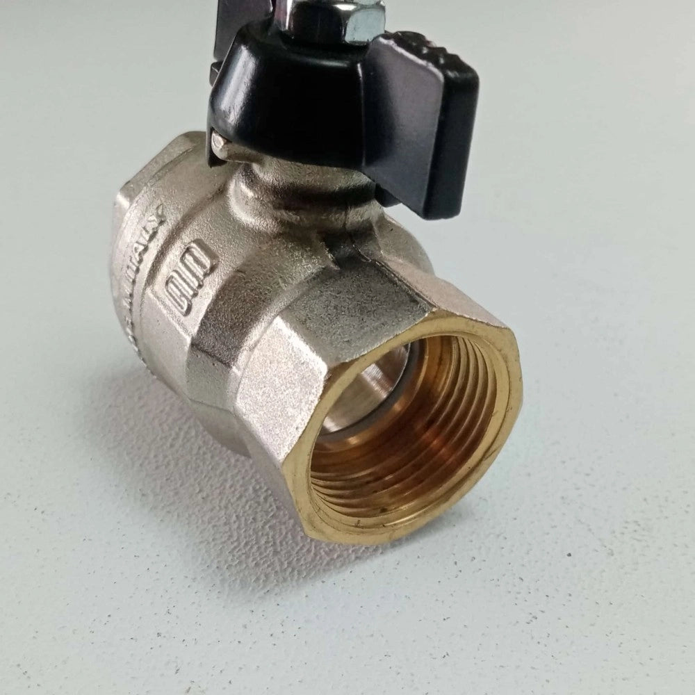 Enolgas valvola sfera saracinesca 1/2 ff leva corta nera