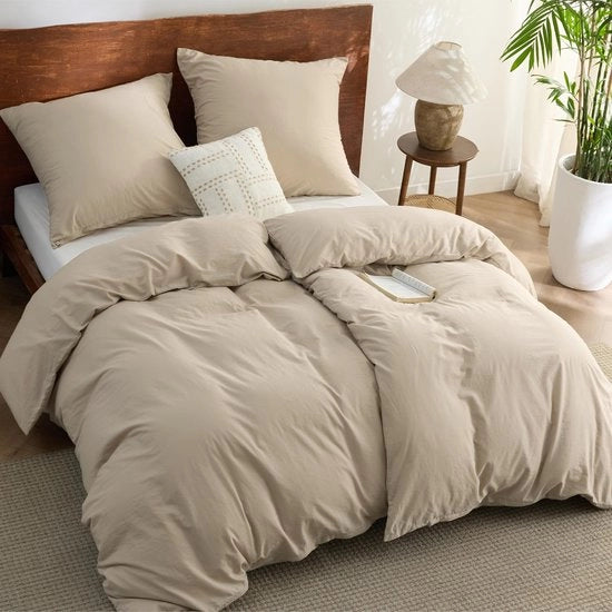 Set di coperte da letto 4 pezzi 135 x 200 cm - Set di coperte da letto 135 x 200 cm - Set di cuscini 80 x 80 cm - 100% cotone - Oeko-TEX - Set di coperte da letto