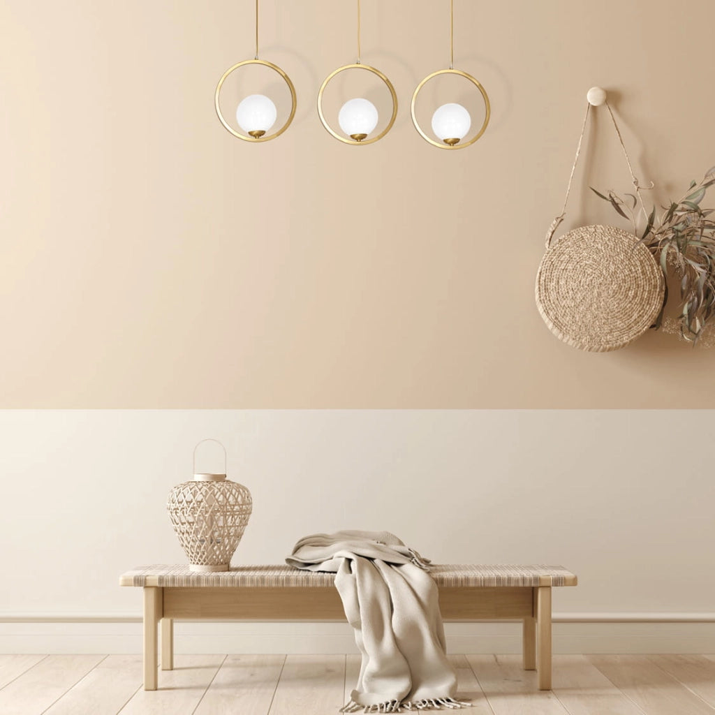 Lampadario Vienna Milagro MLP5574 3xE14 oro bianco