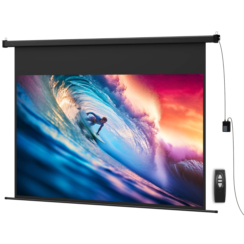 Schermo per proiettore da 100 pollici 16:9 ¨C zephmum ¨C 4K HD montaggio parete o soffitto