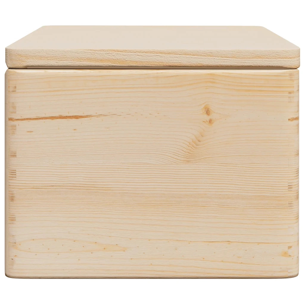 Scatola in Legno con Coperchio 40x30x23 cm Legno Massello Pino 4017390