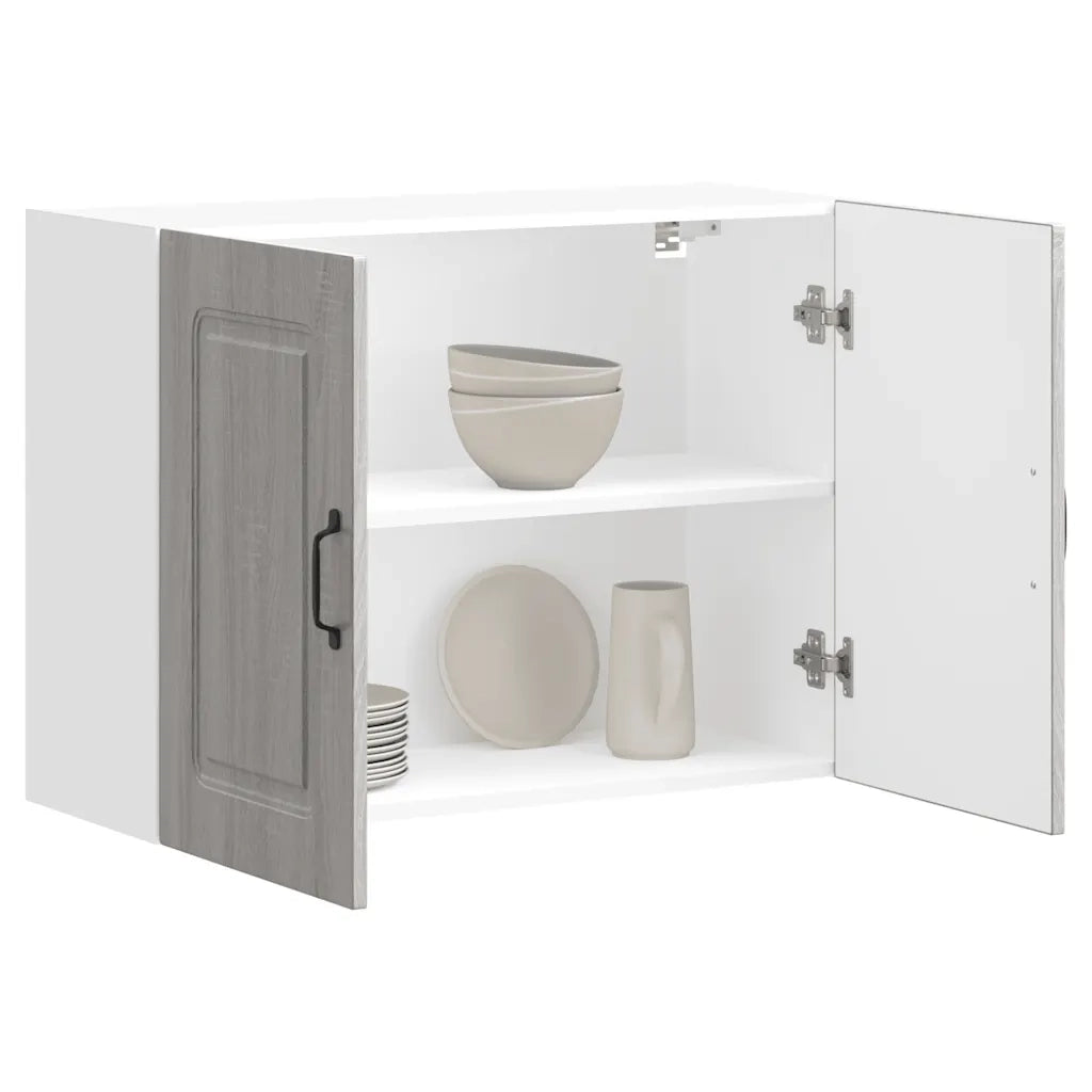 Pensile da Cucina Kalmar Grigio Sonoma in Legno Multistrato 853593