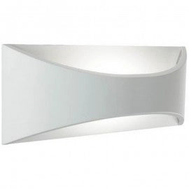 Lampada applique per esterno riflettente 12w a LED Linea Moon Bianco