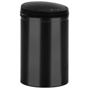 Pattumiera Automatica con Sensore 30 L Acciaio al Carbonio Nero 322698
