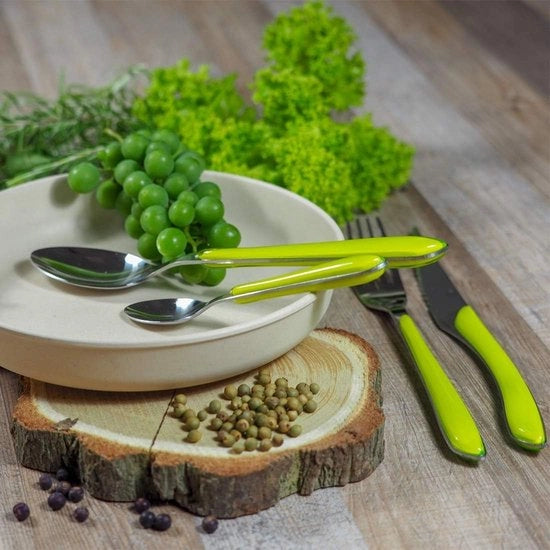 Set di utensili, lustra per specchi rottura di vetro, in acciaio inossidabile resistente all'acqua del lavastoviglie / Salute e durata 24 pezzi