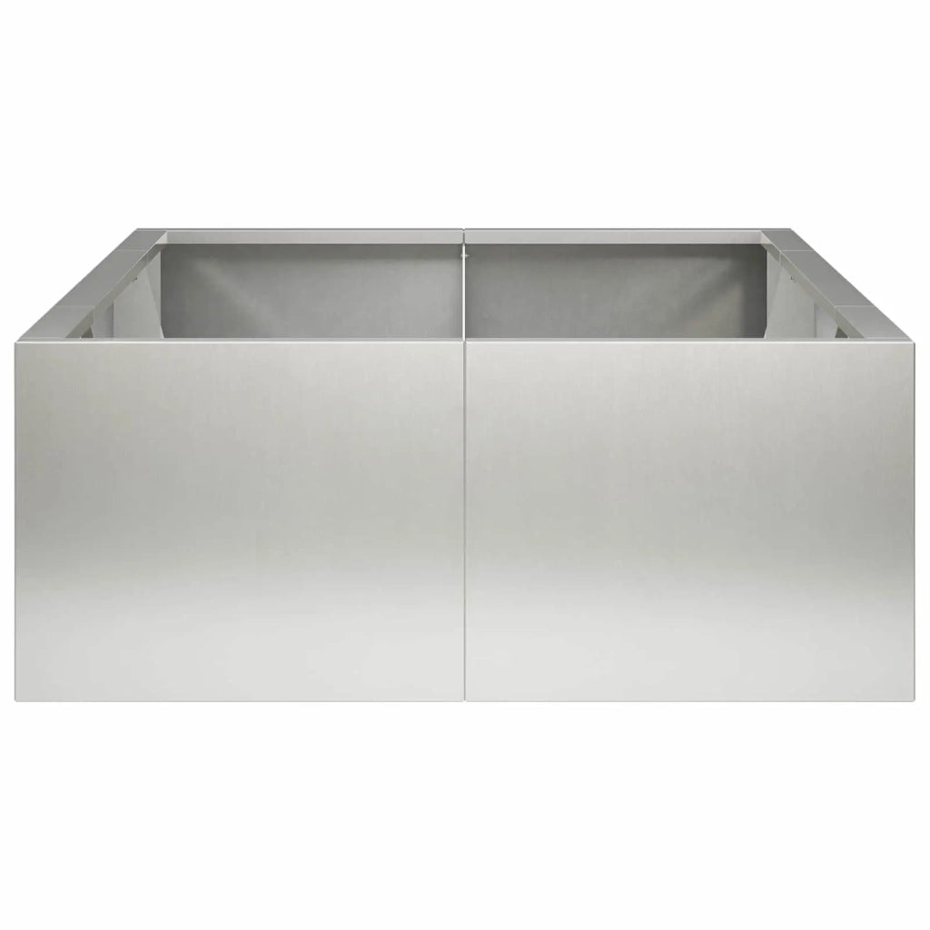 Muro di contenimento 6 pz 200 x 100 x 30 cm Acciaio Inox 3449223