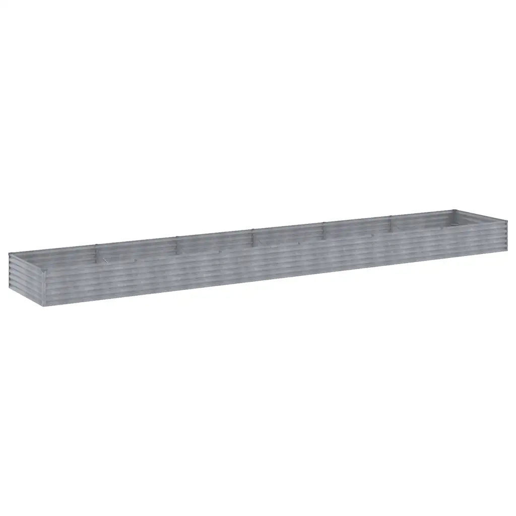 Fioriera Rialzata da Giardino-Vaso da Esterno-Fioriera Elevata 579x100x36 cm in Acciaio Corten