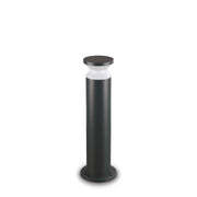 Piantana Moderna Torre Alluminio Nero 1 Luce E27 H60Cm