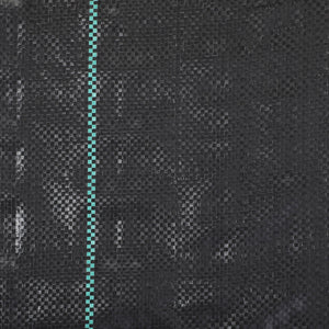 Telo per Pacciamatura 100x1 m Traspirante e Anti-UV in Polipropilene Nero