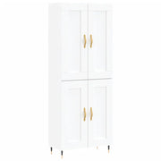 Buffet credenza cassettiera armadio mobile contenitore organizer cucina soggiorno salotto alto 69,5 x 34 x 180 cm legno ingegnerizzato bianco 02_0032576