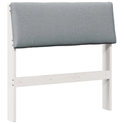 Testiera | Testata imbottita Grigio chiaro 75 cm Pino massello