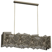 Lampada a sospensione Camo oro metallo 4xE27 15W Luminex